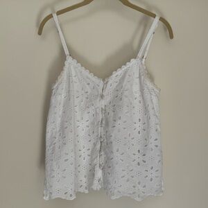 Abercrombie & Fitch eyelet lace top